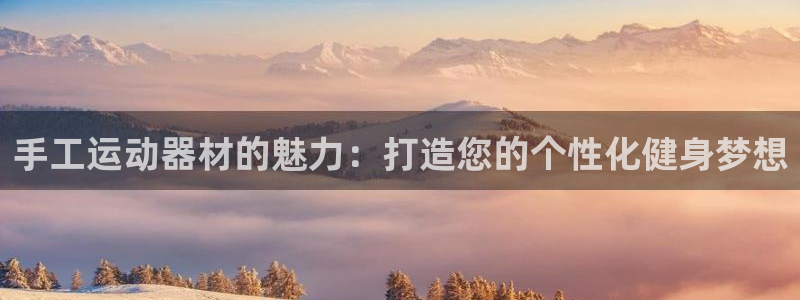 意昂体育4招商：手工运动器材的魅力：打造您的个性化健