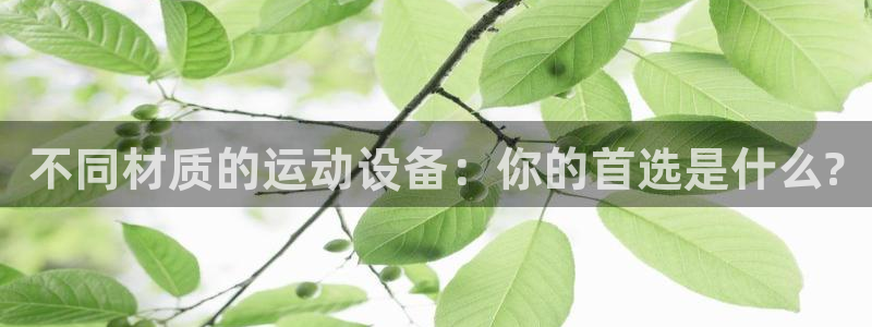 意昂4集团官网网址：不同材质的运动设备：你的首选是什