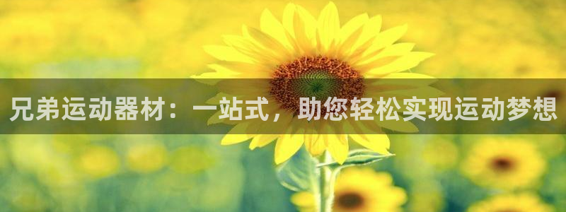 意昂体育4软件：兄弟运动器材：一站式，助您轻松实现运动梦想