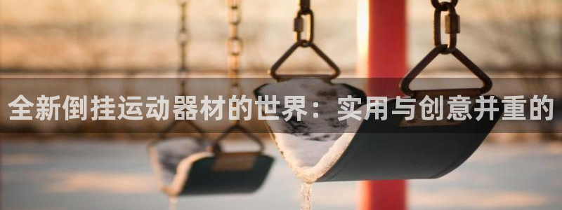 意昂4娱乐网站：全新倒挂运动器材的世界：实用与创意并