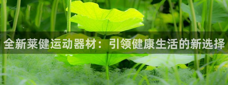 德国意昂4集团：全新莱健运动器材：引领健康生活的新选
