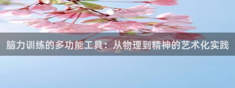 德国意昂4集团：脑力训练的多功能工具：从物理到精神的艺术化实
