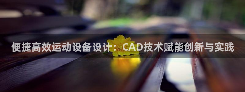 意昂体育4注册：便捷高效运动设备设计：CAD技术赋能
