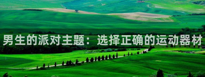 意昂体育4招商：男生的派对主题：选择正确的运动器材