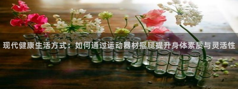 意昂体育4软件：现代健康生活方式：如何通过运动器材摇腿提升身